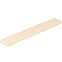 Mercer Culinary M30731RW 18" Rubberwood Magnetic Knife Holder / Strip