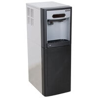 Follett 7FS100A-IW-CF-ST-00 7 Series 14 5/8" Air Cooled Chewblet Free Standing Ice Maker and Water Dispenser with Filter - 7 lb.