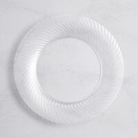 Visions Wave 6" Clear Plastic Plate - 180/Case