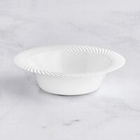 Visions Wave 6 oz. White Plastic Bowl - 180/Case