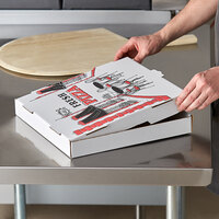 Choice 14 inch x 14 inch x 2 inch White Corrugated Pizza Box - 50/Case