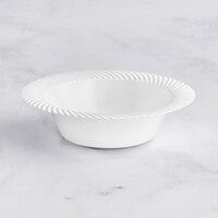 Visions Wave 6 oz. White Plastic Bowl - 18/Pack