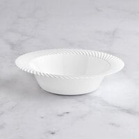 Visions Wave 12 oz. White Plastic Bowl - 18/Pack