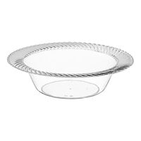 Visions Wave 6 oz. Clear Plastic Bowl - 18/Pack