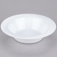 Visions Wave 12 oz. White Plastic Bowl - 180/Case