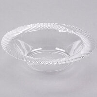 Visions Wave 12 oz. Clear Plastic Bowl - 18/Pack