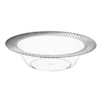 Visions Wave 12 oz. Clear Plastic Bowl - 18/Pack