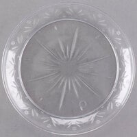 Choice Crystal 6 inch Clear Plastic Plate - 20/Pack