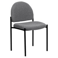 Flash Furniture BT-515-1-GY-GG Gray Fabric Stackable Side Chair