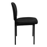 Flash Furniture BT-515-1-VINYL-GG Black Vinyl Stackable Side Chair