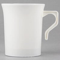 Visions 8 oz. Bone / Ivory Plastic Coffee Mug - 192/Case