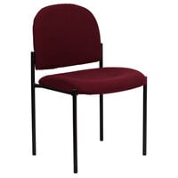 Flash Furniture BT-515-1-BY-GG Burgundy Fabric Stackable Side Chair