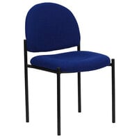 Flash Furniture BT-515-1-NVY-GG Navy Fabric Stackable Side Chair