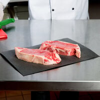 10 inch x 14 inch 40# BlackTreat® Steak Paper Sheets - 1000/Case