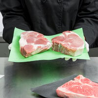 9 inch x 12 inch 40# GreenTreat® Steak Paper Sheets - 1000/Case