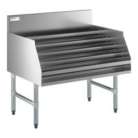 Regency LDR-2336 36" Five-Tiered Stainless Steel Liquor Display Rack - 23" Deep