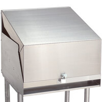 Advance Tabco PRLC-3036 Prestige Series 36 inch x 30 inch Stainless Steel Liquor Display Cover with Padlock and Keys