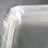 18 inch x 13 inch Half Size Plastic Bun / Sheet Pan Liner - 200/Case