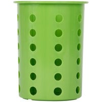Steril-Sil RP-25-LIME Lime Perforated Plastic Flatware Cylinder