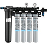 Everpure EV9324-77 Insurice Quad PF-7SI Water Filtration System with Pre-Filter- .5 Micron and 14 GPM
