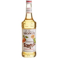 Monin 750 mL Premium Amaretto Flavoring Syrup