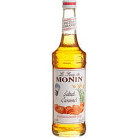 Monin 750 mL Premium Salted Caramel Flavoring Syrup