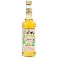 Monin 750 mL Organic Agave Nectar Sweetener Syrup