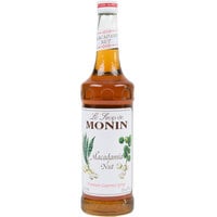 Monin 750 mL Premium Macadamia Nut Flavoring Syrup