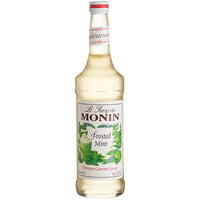 Monin Premium Frosted Mint Flavoring Syrup 750 mL