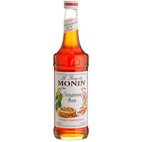 Monin 750 mL Premium Cinnamon Bun Flavoring Syrup