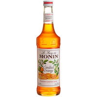 Monin 750 mL Premium Candied Orange Flavoring / Fruit Syrup