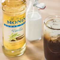 Monin 750 mL Sugar Free Vanilla Flavoring Syrup