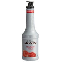 Monin 1 Liter Strawberry Fruit Puree