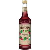 Monin Organic Raspberry Flavoring / Fruit Syrup 750 mL