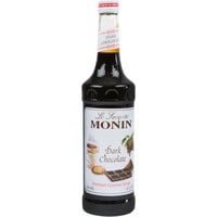 Monin 750 mL Premium Dark Chocolate Flavoring Syrup