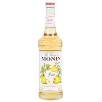 Monin 750 mL Premium Pear Flavoring / Fruit Syrup