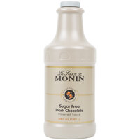 Monin 64 fl. oz. Sugar Free Dark Chocolate Flavoring Sauce