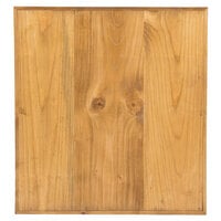 Cal-Mil 3474-99 Madera 13 inch x 12 inch x 1 1/2 inch Rustic Pine Coffee Tray