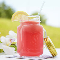 Monin 750 mL Premium Strawberry Flavoring / Fruit Syrup