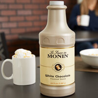 Monin White Chocolate Flavoring Sauce - 64 fl. oz.