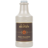 Monin 64 fl. oz. Dark Chocolate Flavoring Sauce