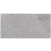 Cal-Mil 1522-1020-77 20 inch x 10 inch Rectangular Faux Cement Serving Platter
