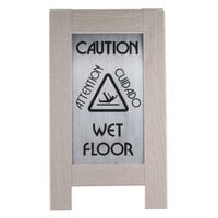Cal-Mil 3504 22 inch 2-Sided Composite Outdoor Wet Floor Sign