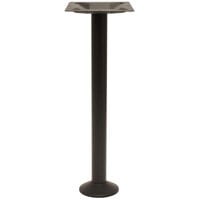 BFM Seating Alpha Bolt-Down Bar Height Outdoor / Indoor Black Table Base