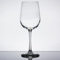 Libbey 7510-1178N Vina 16 oz. Tall Wine Glass with Pour Lines - 12/Case