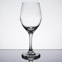 Libbey 3057-1178N Perception 11 oz. Wine Glass with Pour Lines   - 24/Case
