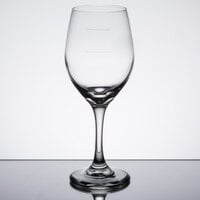 Libbey 3057-1178N Perception 11 oz. Wine Glass with Pour Lines - 24/Case