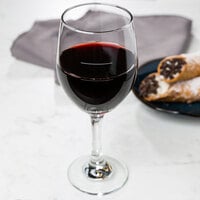Libbey 3011-1178N Perception 14 oz. Wine Goblet with Pour Lines   - 24/Case
