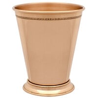 10 Strawberry Street COP-JULEP 16 oz. Copper Mint Julep Cup with Beaded Trim
