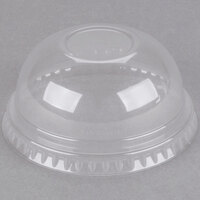 Dart DNR685 7 oz. Clear PET Plastic Dome Lid - 2500/Case